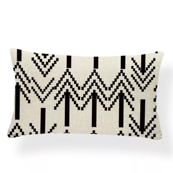 Other - 💙Black & Beige Geometric Pillowcase (#3)